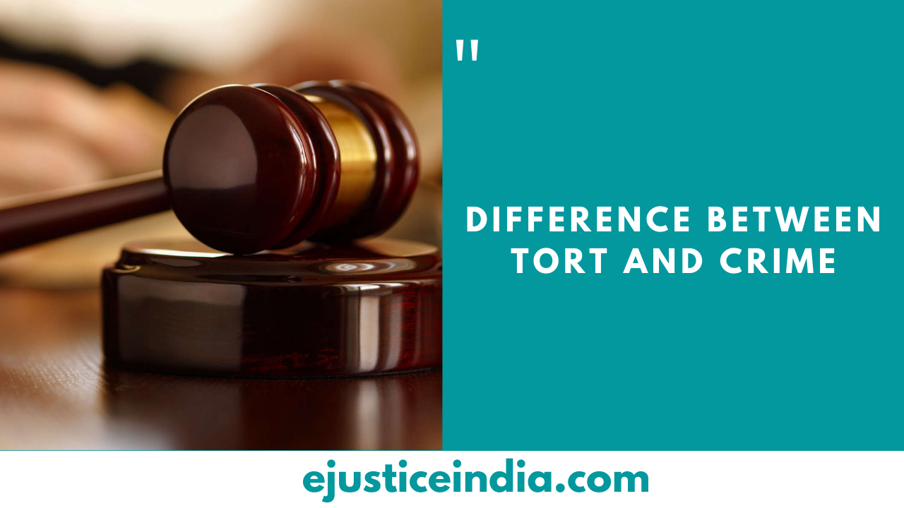 tort and crime distinguished