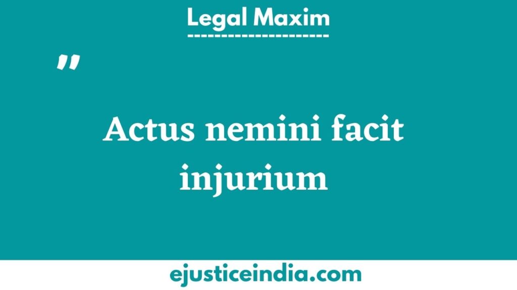 Legal Maxim Actio Personalis Moritur Cum Persona E Justice India