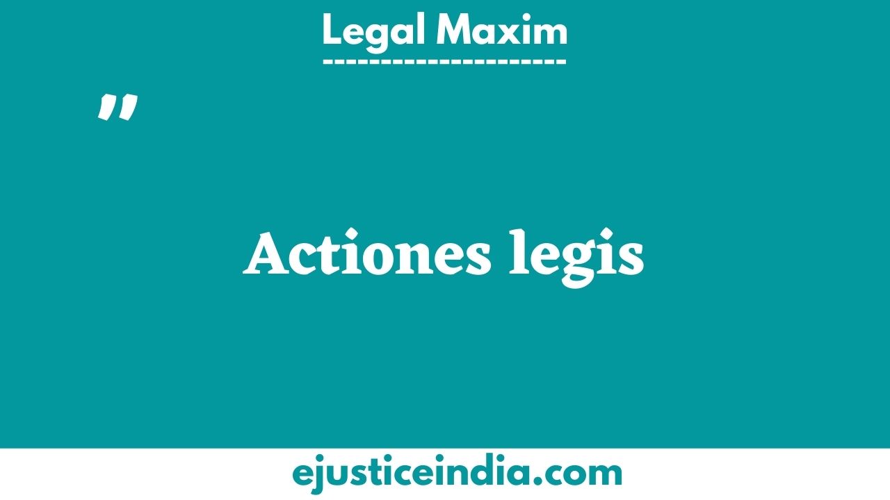 Actiones legis