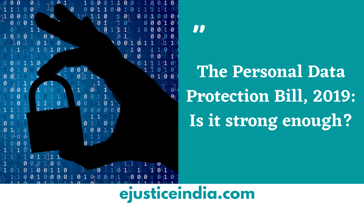 The Personal Data Protection Bill 2019