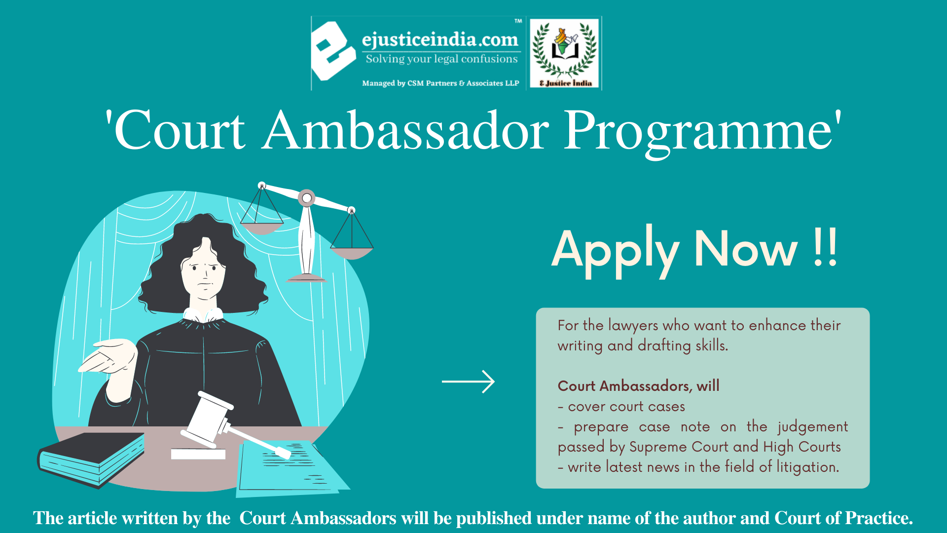 E-Justice India Court Ambassador Programme